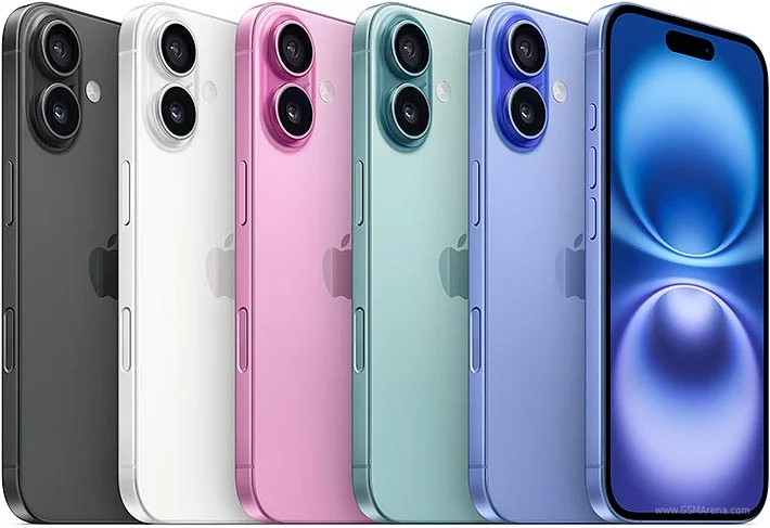 Базовий смартфон Apple iPhone 16 у яскравому оригінальному кольорі